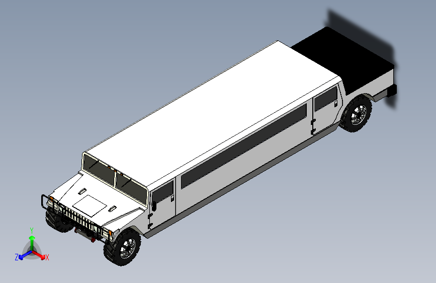 B3003912-悍马H1豪华轿车