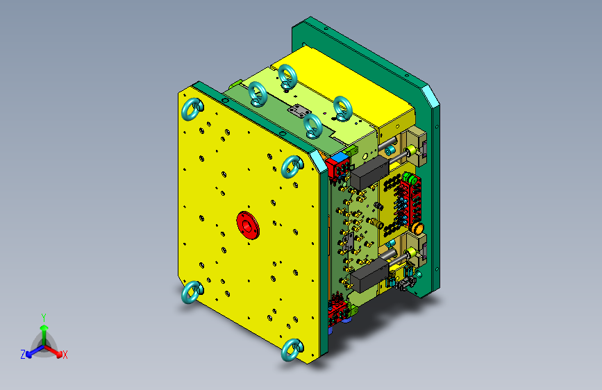 理想汽车内侧门板装饰盖1+1塑胶模具