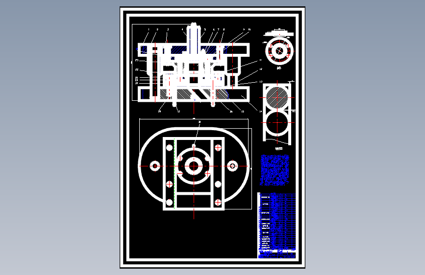 轴承座冲压模具设计（含CAD图纸+说明书）