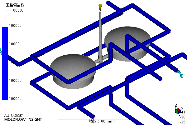 端盖注塑成型工艺及模具设计-含模流==1645654=300