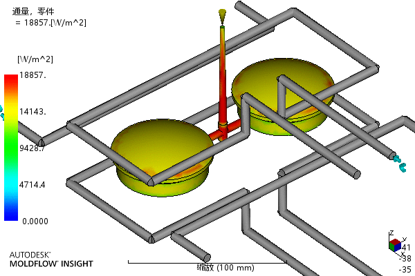 端盖注塑成型工艺及模具设计-含模流==1645654=300