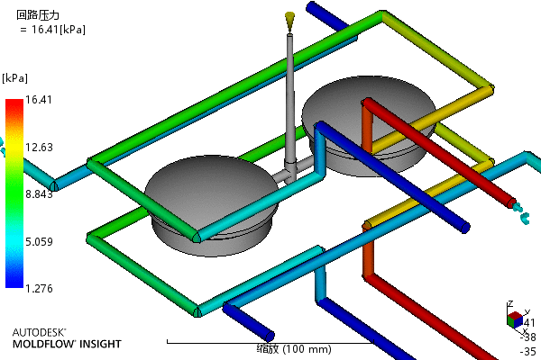 端盖注塑成型工艺及模具设计-含模流==1645654=300