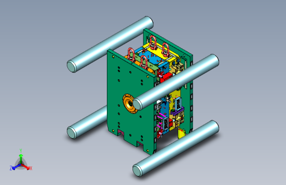 路虎汽车机舱盖板2+2塑胶模具