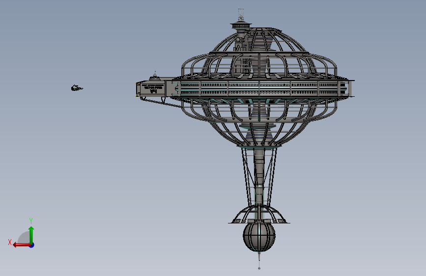 卫星、空间站(8)_SOLIDWORKS 2024_模型图纸下载 – 懒石网