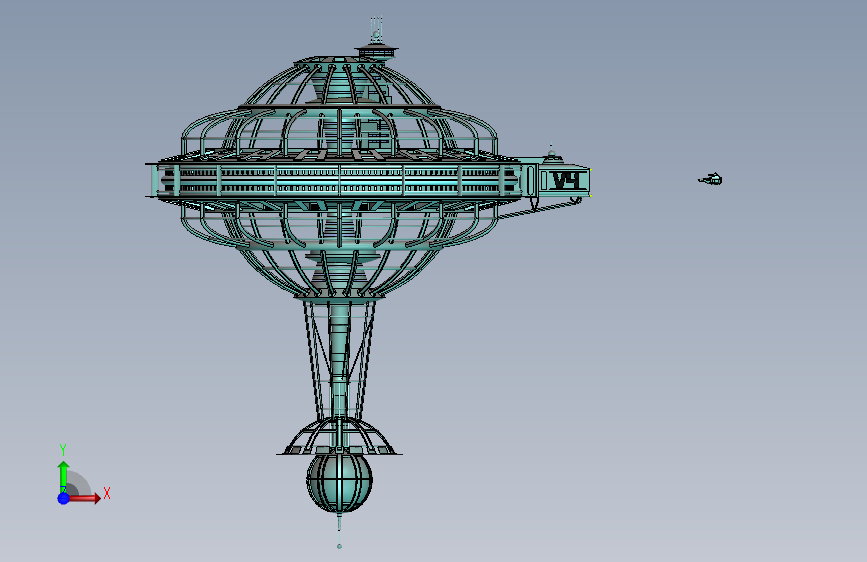 卫星、空间站(8)_SOLIDWORKS 2024_模型图纸下载 – 懒石网