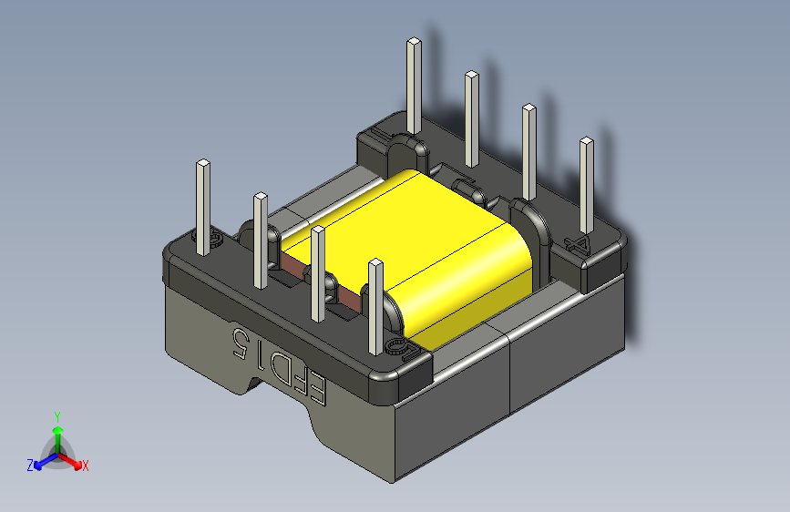 A0002893-EFD15 高频变压器 (有引脚)