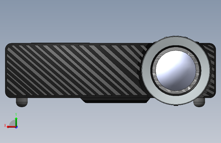 投影仪(4)_SOLIDWORKS 2024_模型图纸下载 – 懒石网