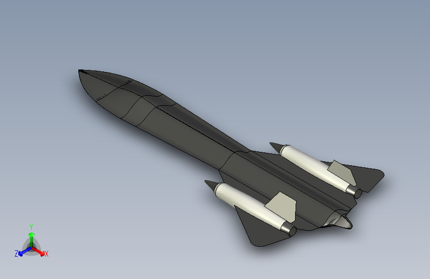 B2004730-SR-71黑鸟侦察机