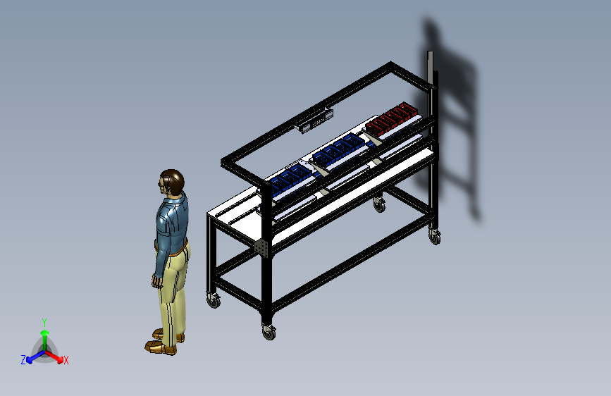 B2004802-铝型材工作站工作台