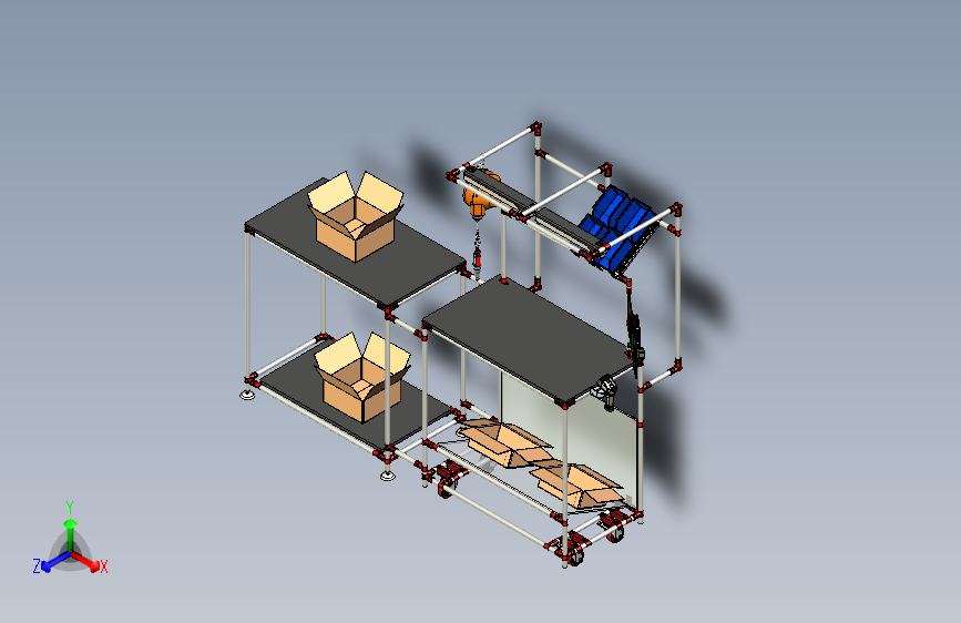 B2004808-工作台 管架