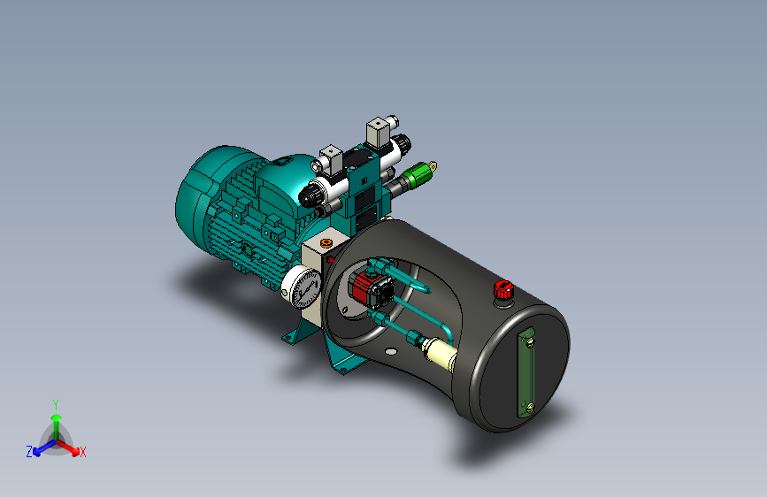 B3004118-小型液压动力站12L