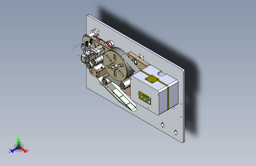 B3004123-标签打印机标签贴印组件