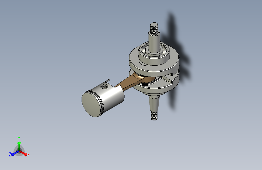 50cc 2 冲程摩托车发动机