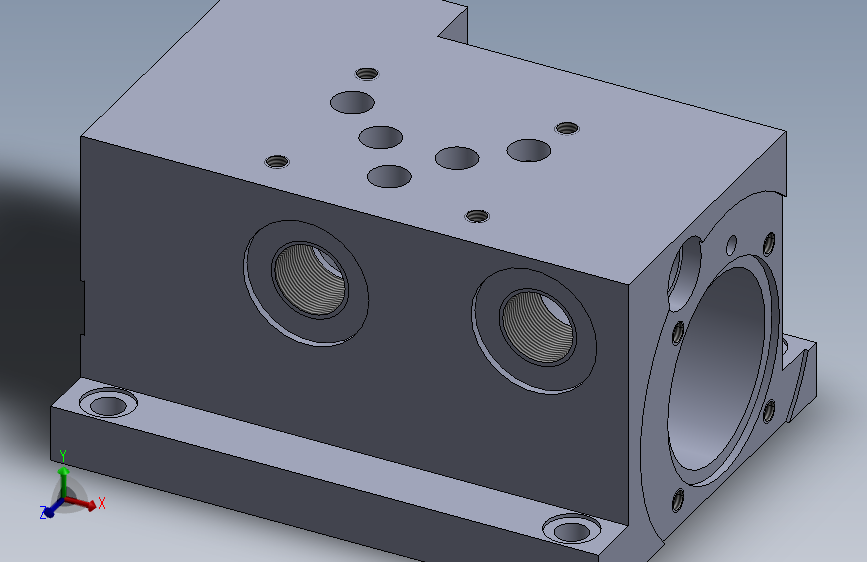 紧凑型定制液压块