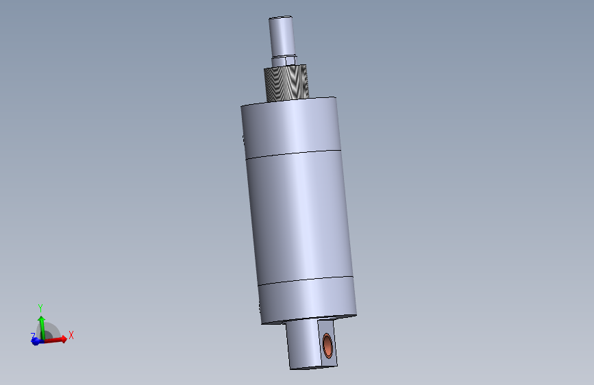 圆形气缸40x12x25毫米