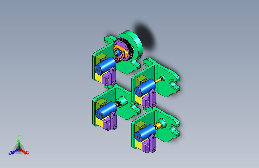 4款铣轴端槽及滚齿夹具