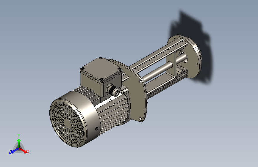 LDPB2-25-TP立式水泵三维模型
