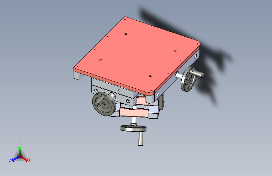XY旋转调整机构