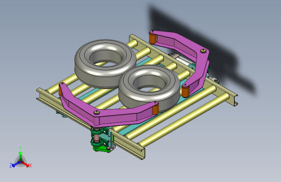 轮胎对中单放器
