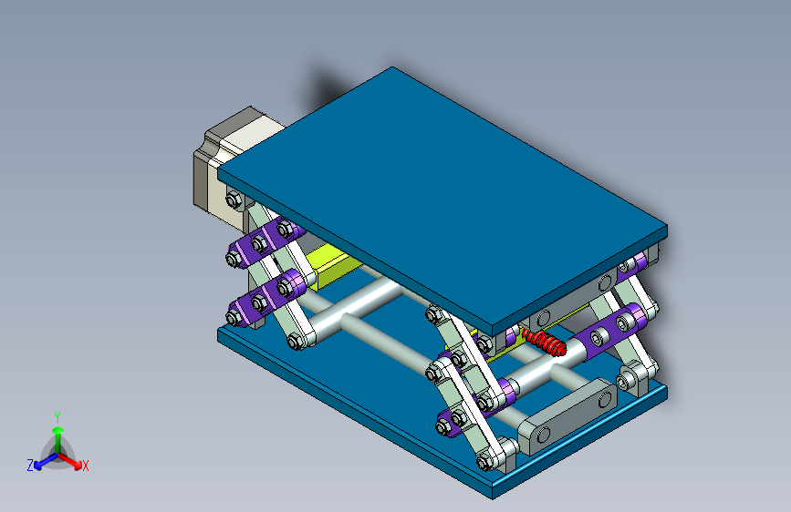 螺旋式举升机构