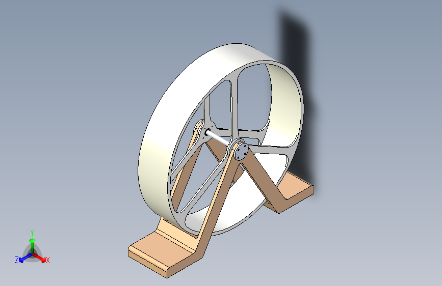 猫咪跑步滚筒模型