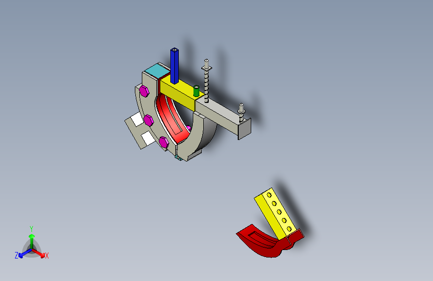 汽车车轮锁具焊接工装