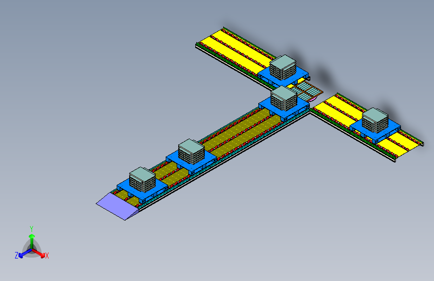 物流自动周转传送线体设计