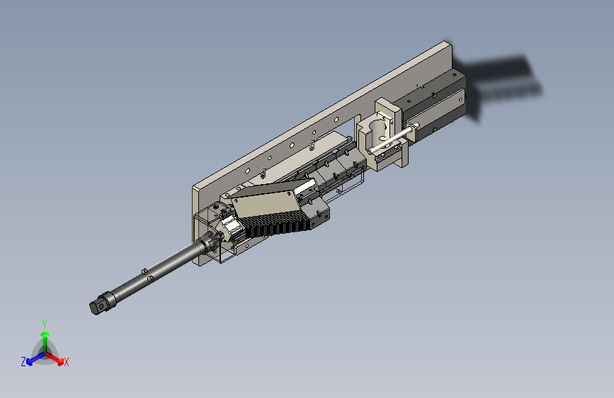 支架自动送料攻牙夹具