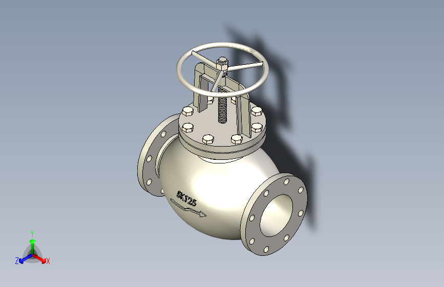 铸铁 铸钢截止阀 截止止回阀-JIS5K-125
