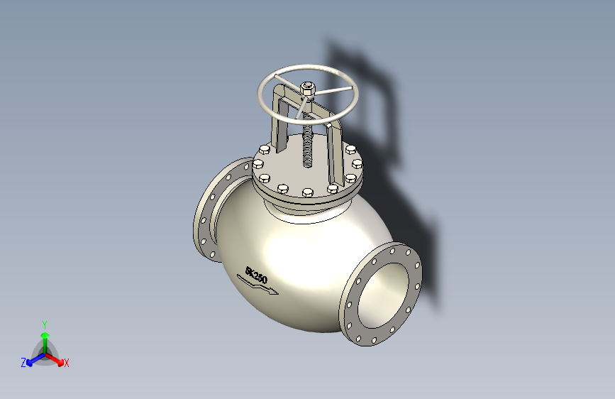 铸铁 铸钢截止阀 截止止回阀-JIS5K-250
