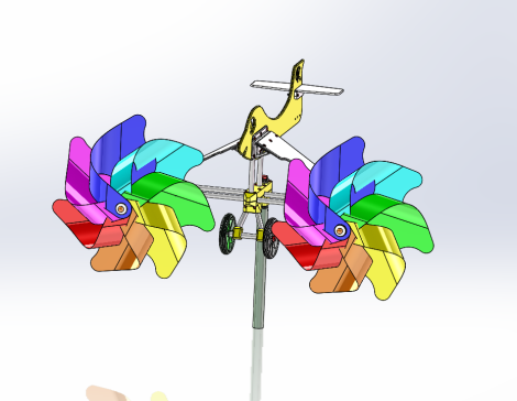 风车玩具模型