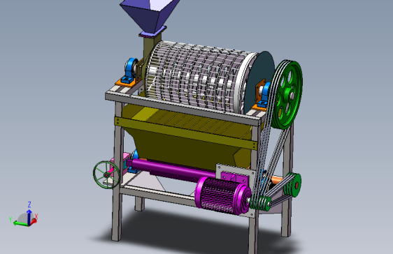 分级式核桃破壳机