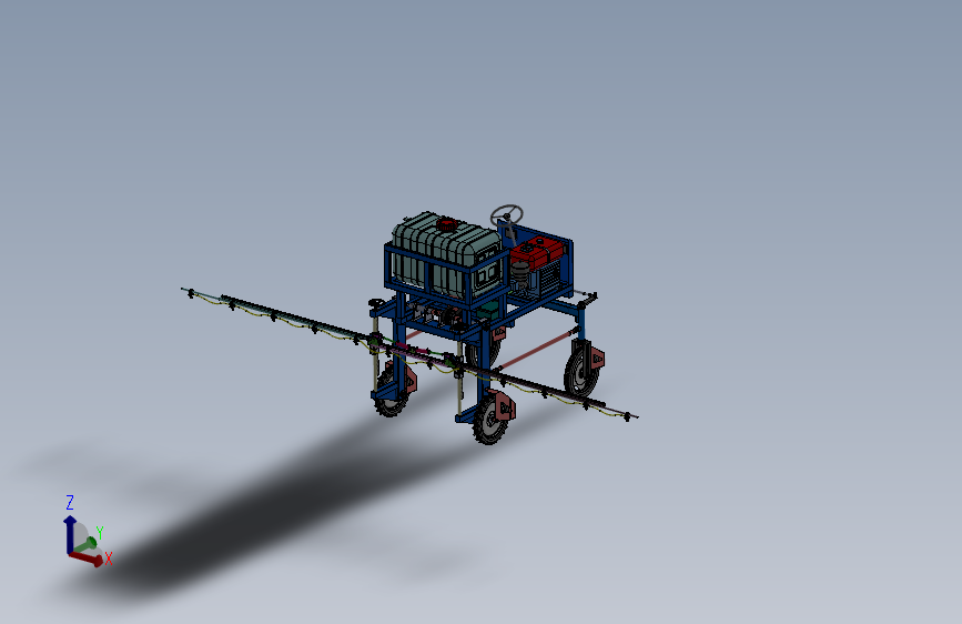 高地隙玉米植保机，自走式打药机，自走式喷药机