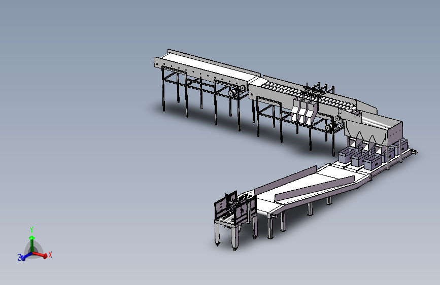 苹果输送打包机