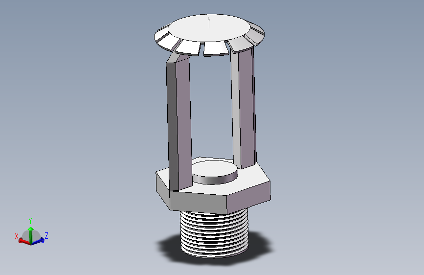 消防喷淋头模型 537243