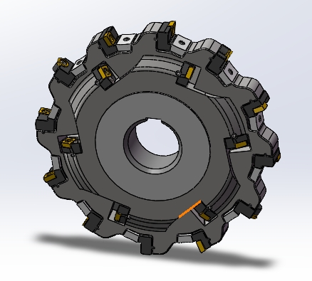 圆盘式铣刀模型
