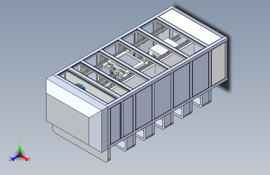 轿厢式电梯模型