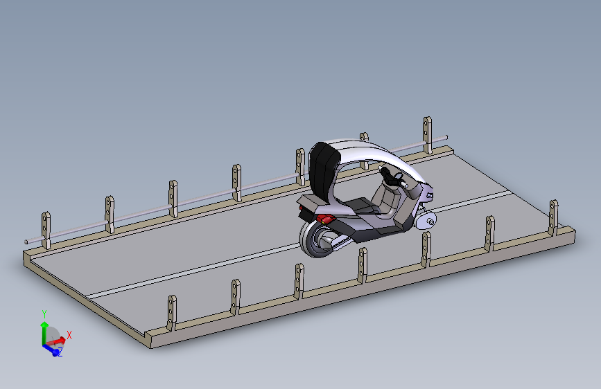 混合动力三轮摩托