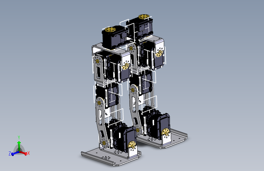 机器人双腿结构