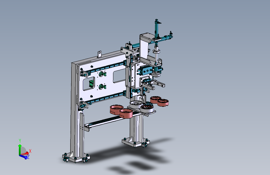 夹持翻转压合机构