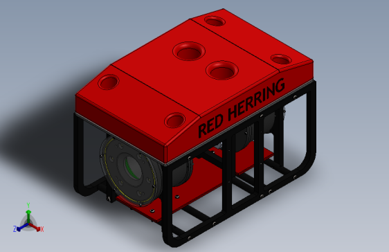 遥控操作水下机器人、水下机器人(17)
