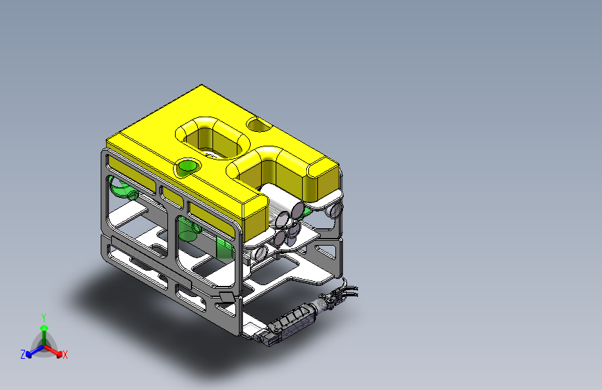 遥控操作水下机器人、水下机器人(22)