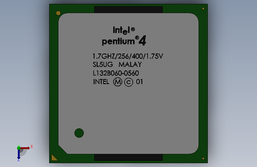 CPU(13) 俯视图