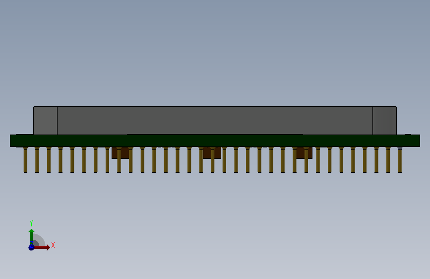 CPU(13) 正面视图