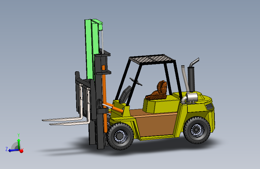 叉车、 叉车 SW STP X_T