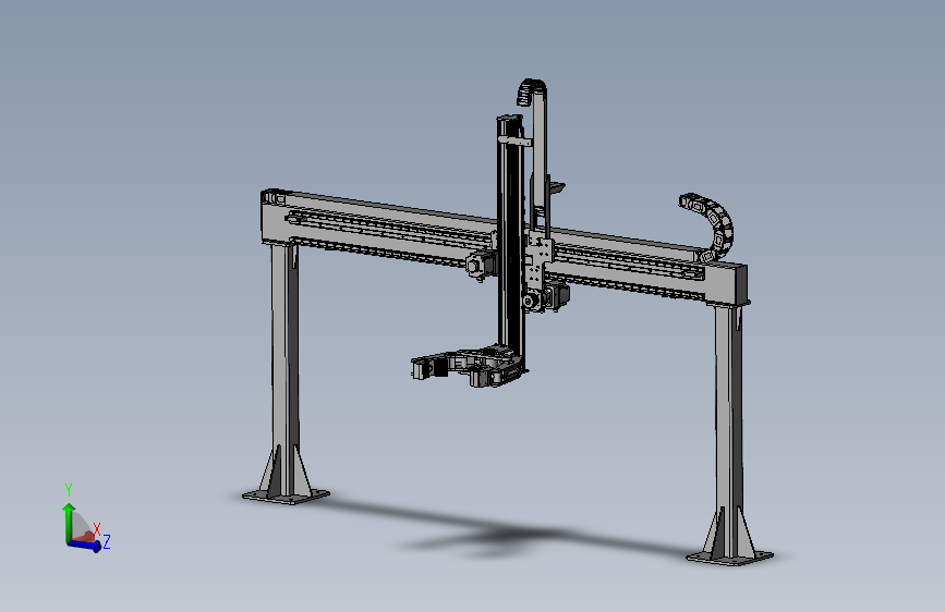 大桁架天轨机器人