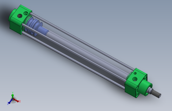 拉杆气缸 40x16x265 mm 