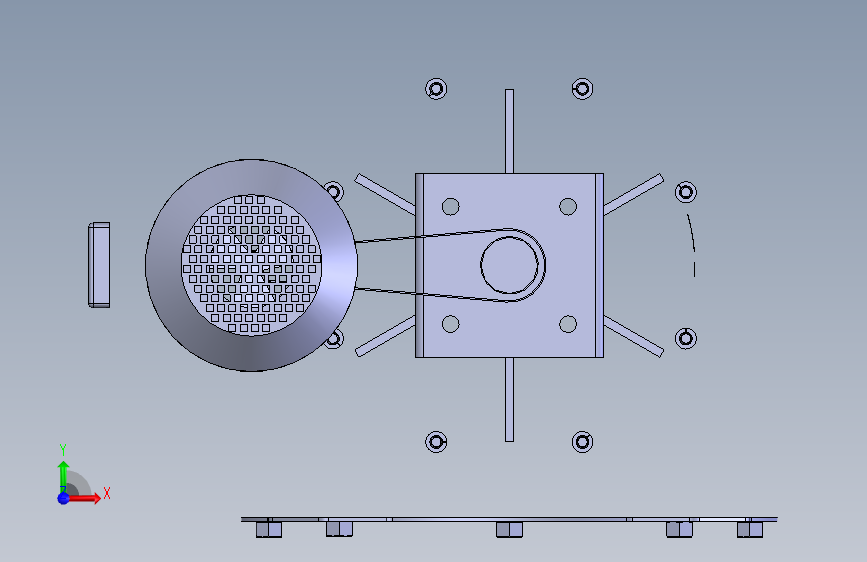 旋转结构的搅碎机