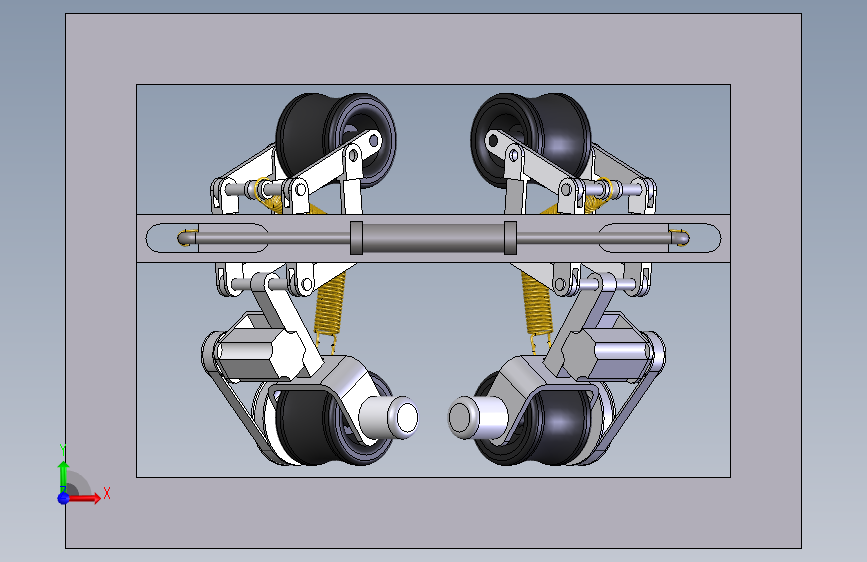 多滚轮抱缆机构