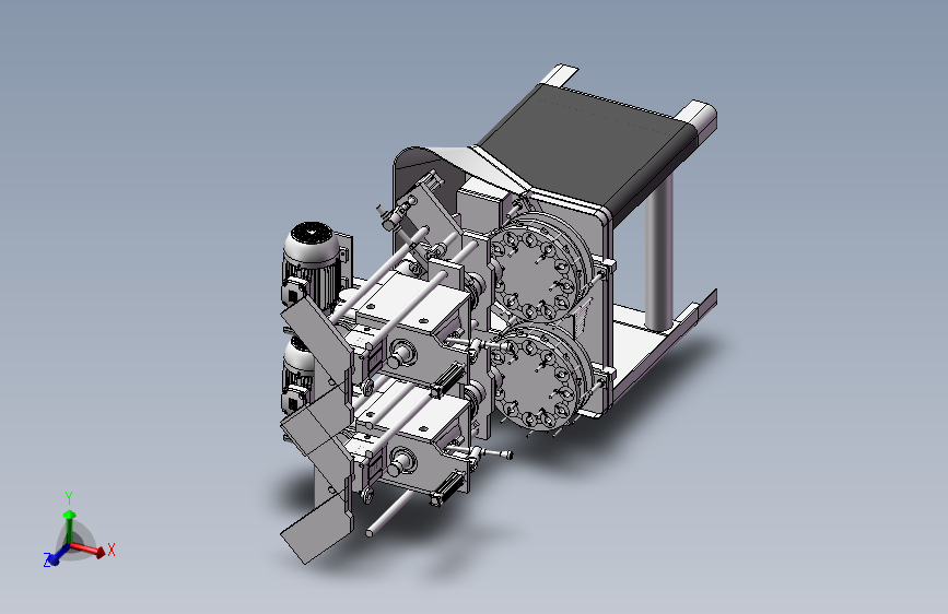 数控机床、钻机自动穿线机床3D模型图纸 Solidworks设计